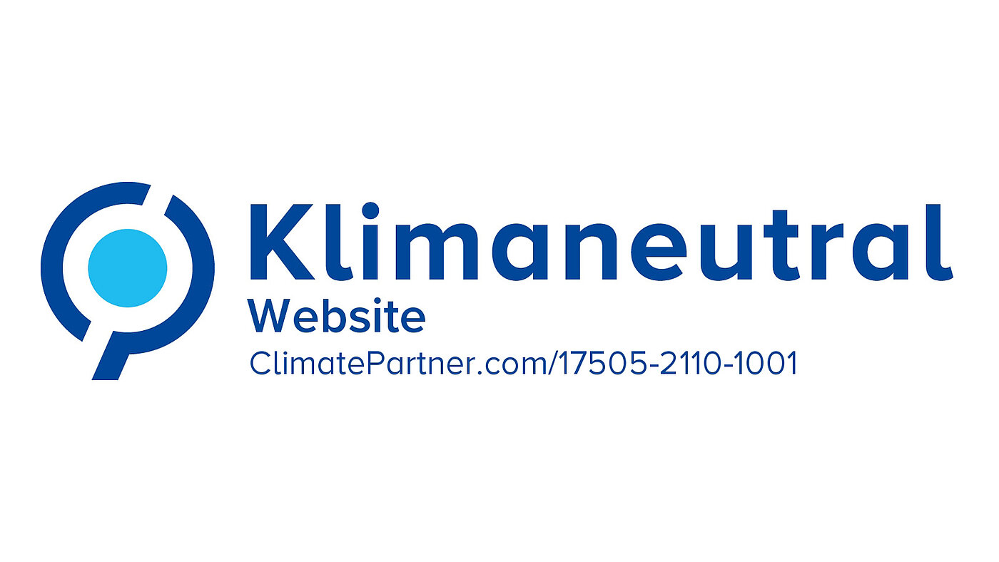 Die Webseite von bwz Schwingungstechnik ist seit Oktober 2021 klimaneutral gestellt, in Kooperation mit ClimatePartner.