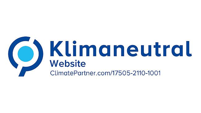 Die Webseite von bwz Schwingungstechnik ist seit Oktober 2021 klimaneutral gestellt, in Kooperation mit ClimatePartner.