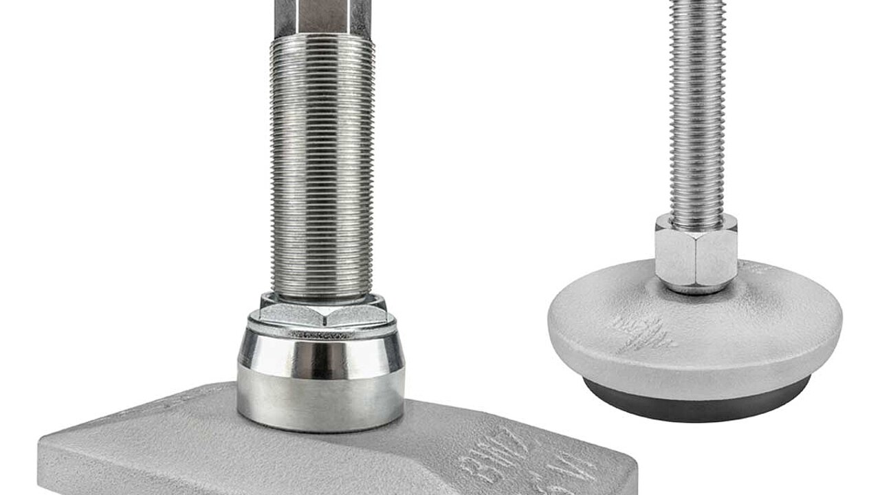 levelling elements in cast iron